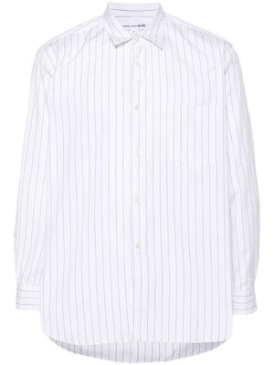 Comme Des Garçons Shirt striped cotton shirt - Neutrals