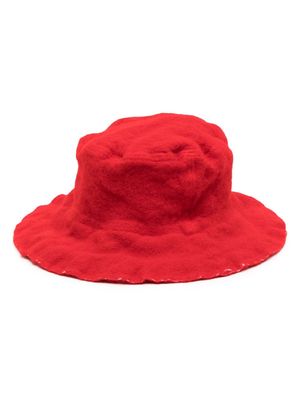Comme Des Garçons Shirt textured wool bucket hat