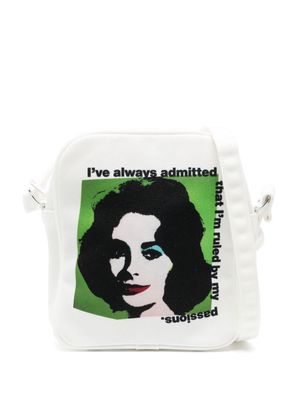 Comme Des Garçons Shirt x Andy Warhol Liz canvas crossbody bag - White