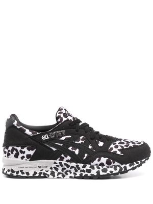 Comme Des Garçons Shirt x Asics leopard-print sneakers - Black