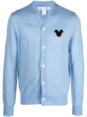 Comme Des Garçons Shirt x Disney embroidery cardigan - Blue