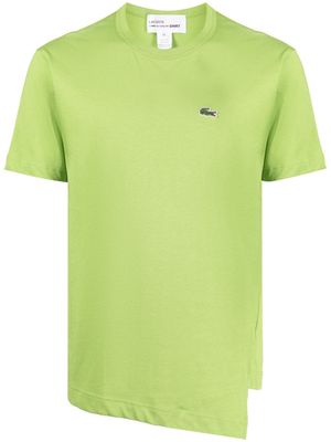 Comme Des Garçons Shirt x Lacoste asymmetric T-shirt - Green