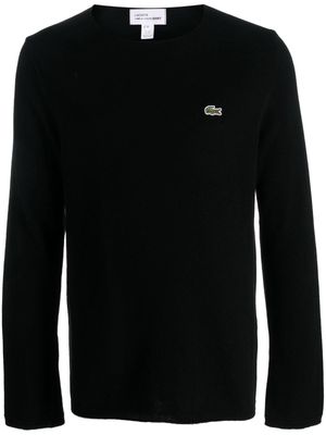 Comme Des Garçons Shirt x Lacoste long-sleeve T-shirt - Black