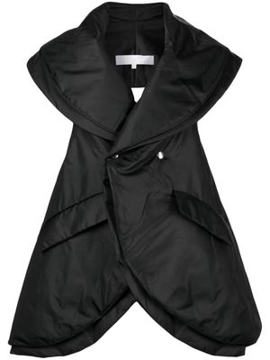 Comme des Garçons TAO asymmetric padded vest - Black