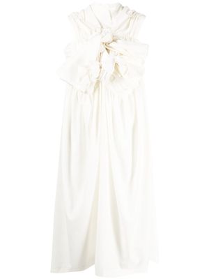 Comme des Garçons TAO bow-detail cotton dress - White