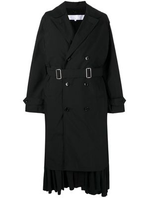 Comme des Garçons TAO double-breasted trench coat - Black
