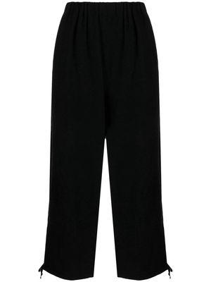 Comme des Garçons TAO elasticated-waist wool trousers - Black