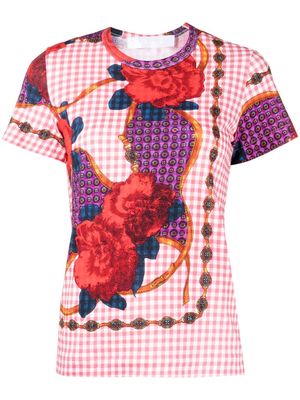 Comme des Garçons TAO graphic-print short-sleeved T-shirt - Multicolour