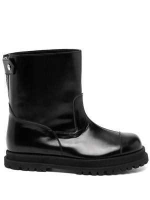 Comme des Garçons TAO leather ankle boots - Black