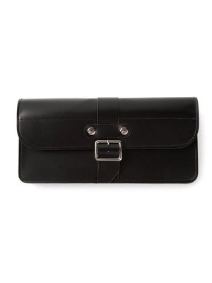 Comme Des Garçons Wallet buckled leather wallet - Black