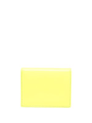 Comme Des Garçons Wallet colour-block leather bi-fold wallet - Yellow
