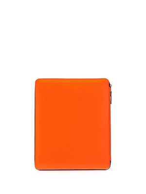 Comme Des Garçons Wallet colour-block leather laptop case - Red