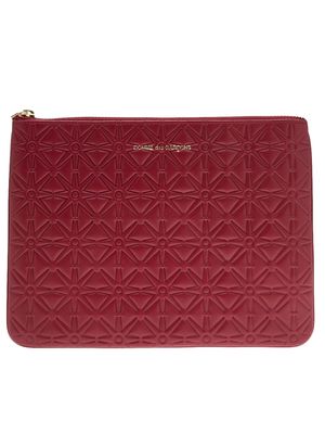Comme Des Garçons Wallet 'Colour Embossed A' purse - Red