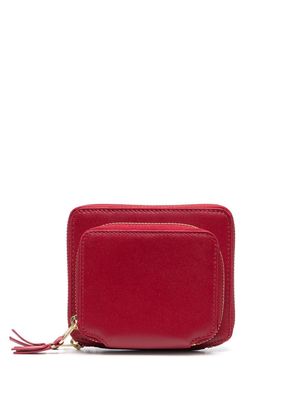 Comme Des Garçons Wallet external-pocket leather wallet - Red