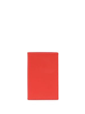Comme Des Garçons Wallet grained leather wallet - Red