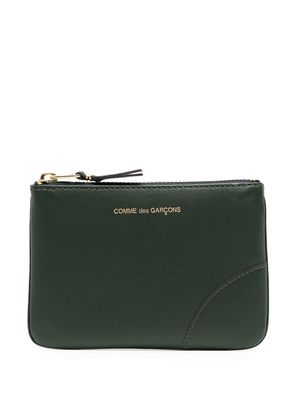 Comme Des Garçons Wallet leather zip wallet - Green