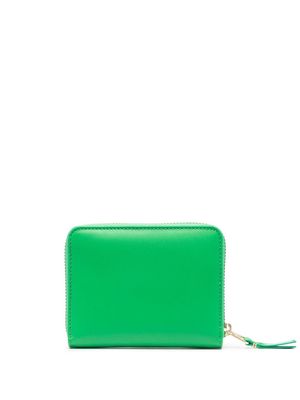 COMME DES GARÇONS WALLET leather zipped wallet - Green