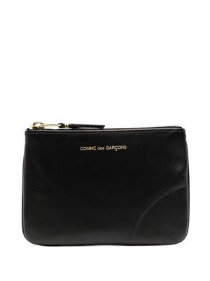 Comme Des Garçons Wallet logo-embossed leather wallet - Black