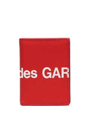 Comme Des Garçons Wallet logo-print bi-fold wallet - Red