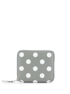 Comme Des Garçons Wallet polka-dot compact wallet - Grey