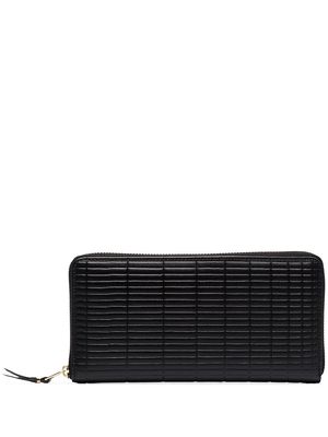 Comme Des Garçons Wallet textured leather wallet - Black