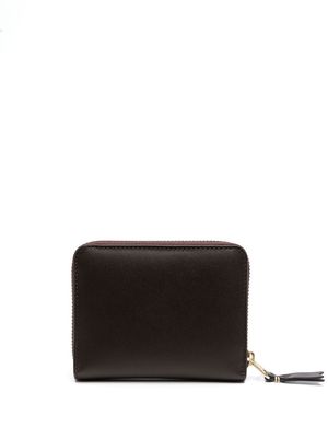 Comme Des Garçons Wallet zip-up leather wallet - Brown