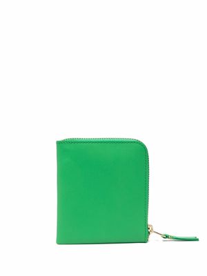 Comme Des Garçons Wallet zipped leather coin wallet - Green