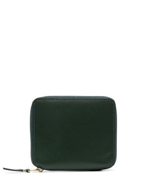 Comme Des Garçons Wallet zipped leather wallet - Green