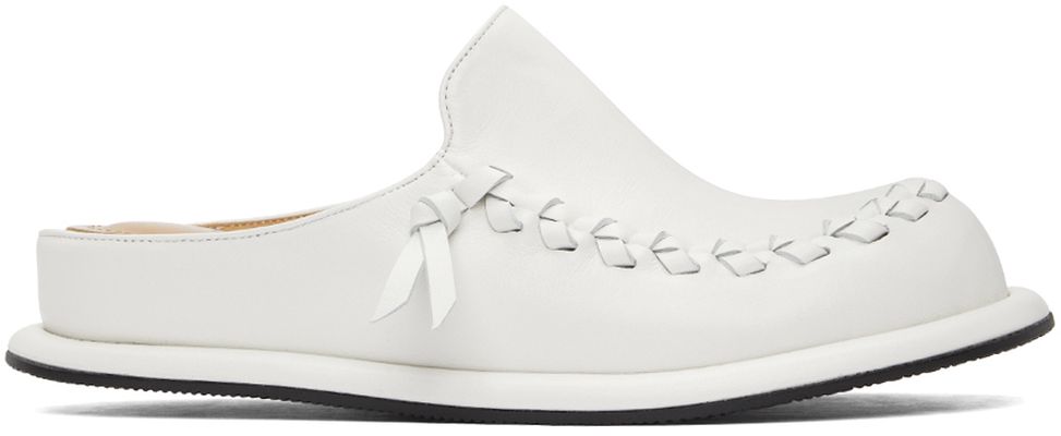 COMME SE-A SSENSE Exclusive White Freed Loafers