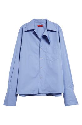 Commission Uniform Cotton Button-Up Shirt in Union Blue