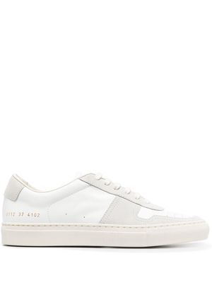 Common Projects BBall leather panelled sneakers - White