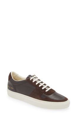 Common Projects BBall Low Top Sneaker in Brown 3621