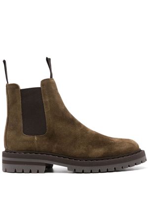 Common Projects calf-suede Chelsea boots - Green
