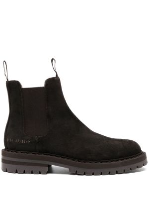 Common Projects Chelsea suede ankle boots - Brown