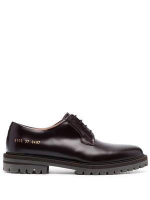 Common Projects chunky-sole Derby shoes - Red