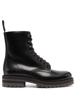 Common Projects Combat lace-up ankle boots - Brown