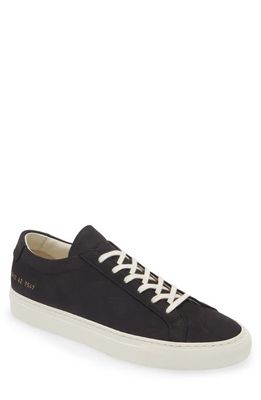 Common Projects Contrast Achilles Sneaker in 7547 Black