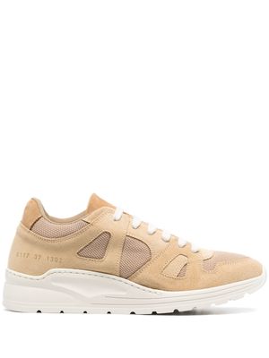 Common Projects Cross panelled sneakers - Brown