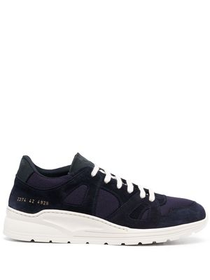 Common Projects Cross Trainer panelled sneakers - Blue
