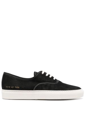 Common Projects Four Hole low-top leather sneakers - Black