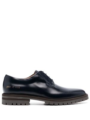 Common Projects lace-up leather derby shoes - Blue