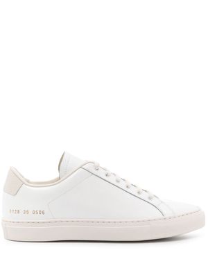 Common Projects lace-up leather sneakers - White