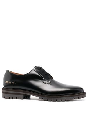 Common Projects leather Derby shoes - 7547 BLACK