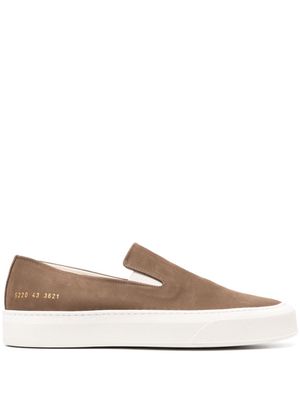 Common Projects leather slip-on sneakers - Brown