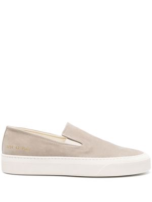 Common Projects leather slip-on sneakers - Grey