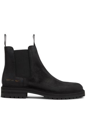 Common Projects number-detail Chelsea boots - Black
