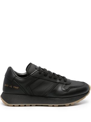 Common Projects panelled lace-up sneakers - Black