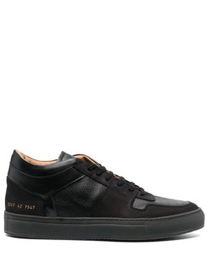 Common Projects panelled leather sneakers - Black