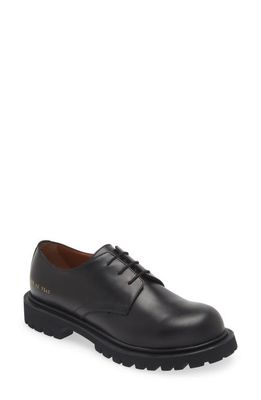 Common Projects Plain Toe Derby in 7547 Black