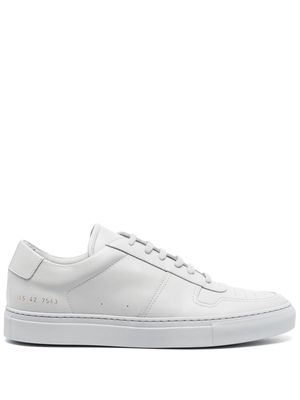 Common Projects polished-finish lace-up sneakers - Grey